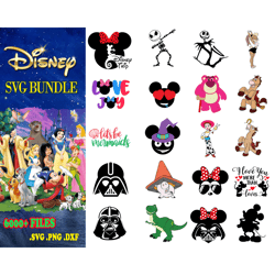 6000 files disney mega bundle svg