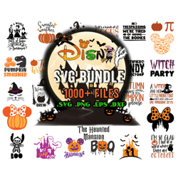 disney halloween bundle 1000 files