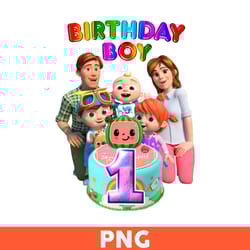 cocomelon custom birthday png, cocomelon 1st birthday, cocomelon family png, cocomelon 1st png, cocomelon party png