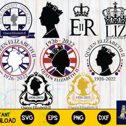queen elizabeth ii bundle svg,god save the queen svg, bundle elizabeth ii svg dxf eps png, cricut , for cricut, file cut