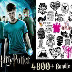 4800 files harry potter svg eps png, harry potter bundle svg, for cricut, silhouette, digital, file cut