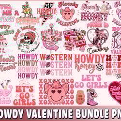 howdy valentine png , howdy valentine bundle png , valentines day sublimation , digital download , instant download