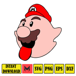 mario svg, svg files for cricut, mario svg, mario family svg files, mario png, layered svg, digital files (13)