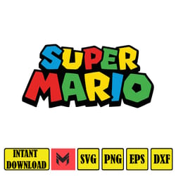mario svg, svg files for cricut, mario svg, mario family svg files, mario png, layered svg, digital files (15)