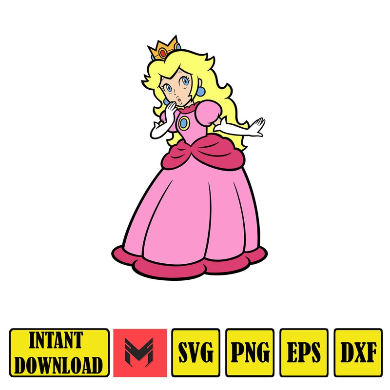 Mario Svg, svg files for cricut, mario svg, mario family svg files, mario png, Layered svg, Digital files (70).jpg
