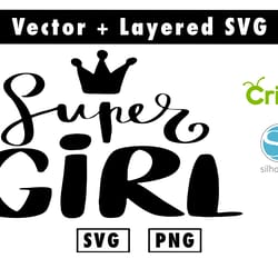 super girl svg & png files for cricut machine , anime svg , manga svg , goku svg