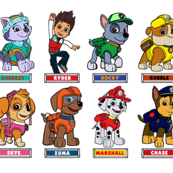 1000 paw patrol svg, paw patrol svg, paw patrol svg file, paw patrol svg everest, paw patrol svg for cricut