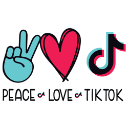 tiktok, tiktok svg, tiktok logo svg, tiktoker svg, tik tok svg, peace love tiktok, tiktok princess svg