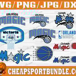 bundle 19 files orlando magic basketball team svg, orlando magic svg, nba teams svg, nba svg, png, dxf, eps