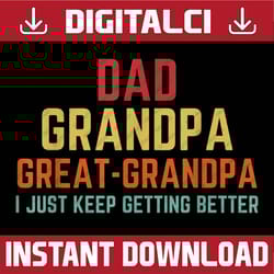 fathers day dad grandpa great grandpa best dad daddy father's day happy father's day png sublimation