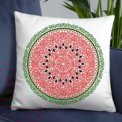 watermelon print mandala svg..tropical fruits, summer, beach print