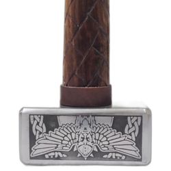 engraved metal mjolnir exquisite viking war hammer replica a war hammer collection, viking war hammer gift,