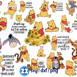 winnie the pooh quotes svg, pooh and piglet svg, disney quotes svg png