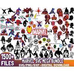 1500 marvel svg bundle, superhero digital bundle, avengers svg, superhero bundle svg