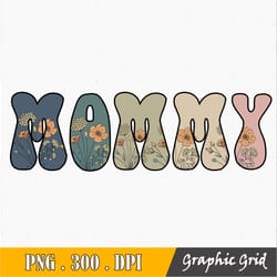 mommy png mother's day sublimation, mama png, retro mama sublimation design, retro png, boho design, mother's day png de