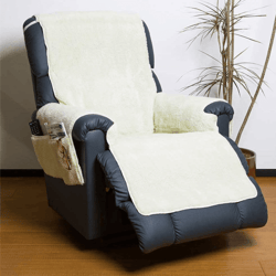 one-piece poly fleece recliner cover to keep you organized and comfortable