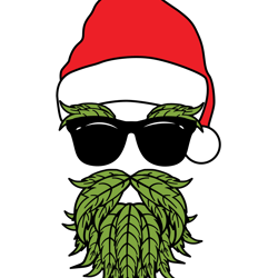 santa claus marijuana beard ,weed christmas bundle svg, cannabis svg bundle cutting file for cricut
