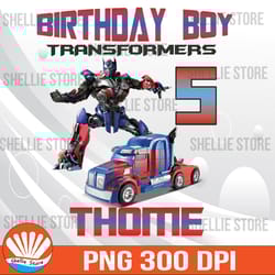 transformers optimus prime birthday family custom svg, transformers birthday svg, optimus prime birthday svg