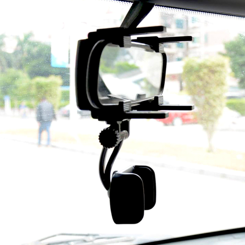 Universal Multifunctional Rear View Mirror Phone Holder 3