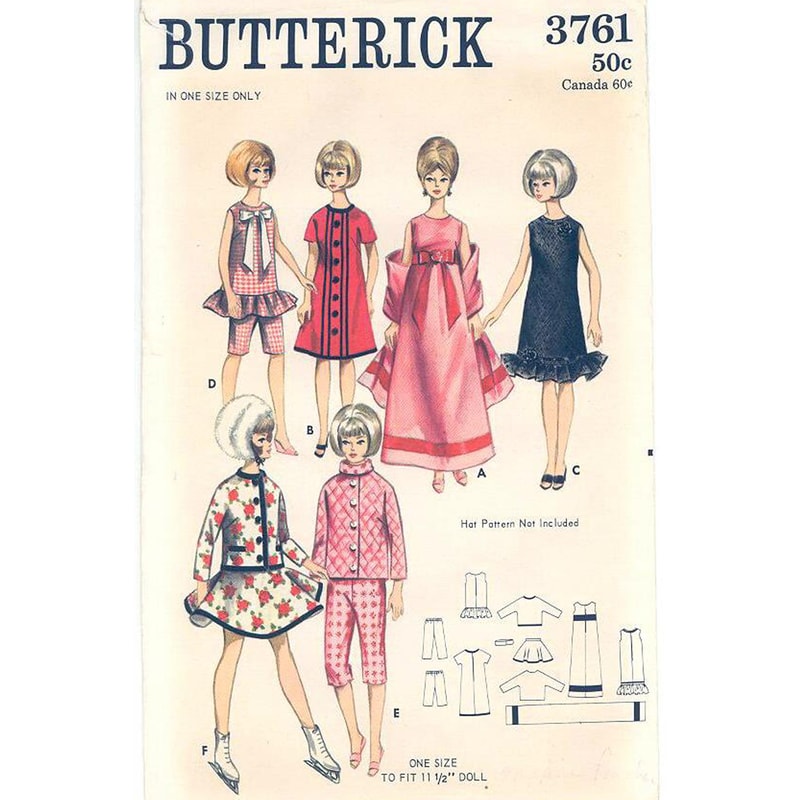 Butterick 3761 Barbie doll clothes pattern.jpg