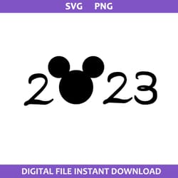 mickey 2023 svg, mickey mouse svg, disney svg, png digital file