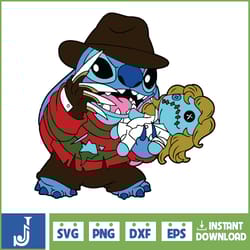 halloween svg, png, stitch horror and lilo svg, sublimation design, download, svg files for cricut (14)