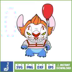 halloween svg, png, stitch horror and lilo svg, sublimation design, download, svg files for cricut (16)