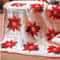 Christmas Poinsettia Afghan Vintage Pattern