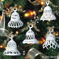 christmas bells ornaments vintage crochet pattern pdf christmas tree toys crochet
