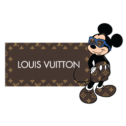 mickey mouse louis vuitton svg, mickey lv logo svg, louis vuitton logo svg, logo svg file cut digital download