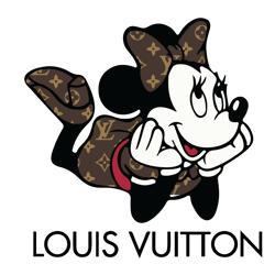 minnie mouse louis vuitton svg, minnie lv logo svg, louis vuitton logo svg, logo svg file cut digital download