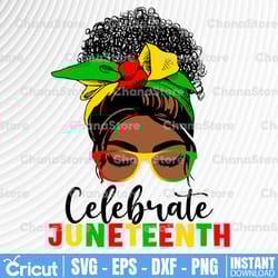 celebrate juneteenth 1865 svg, black history svg, clipart for cricut/silhouette, freedom juneteenth svg