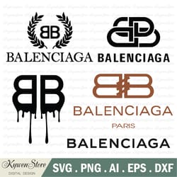 bb balenciaga svg, balenciaga logo svg, brand logo, fashion logo, logo bundle svg file