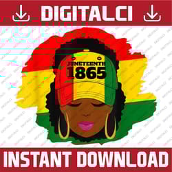 juneteenth free-ish since 1865 juneteenth, black history, black power, black woman, since 1865 png sublimation