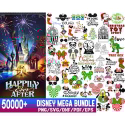 50000 files mega bundle disney christmas svg, png, disney svg