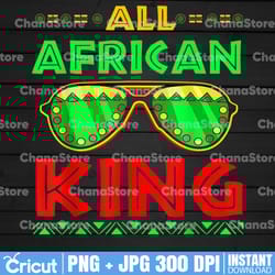 all african king png sublimation design, juneteenth celebrating 1865 png, emancipation day png, afro png