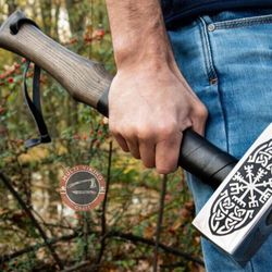 viking battle hammer, medieval war hammer, engraved viking hammer, handmade thor hammer, hand forged hammer,