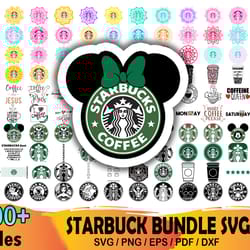 200 starbucks bundle svg, starbucks svg, starbucks logo svg