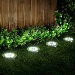 weather-resistant and maintenance-free in-ground led solar lights for welcoming ambiance