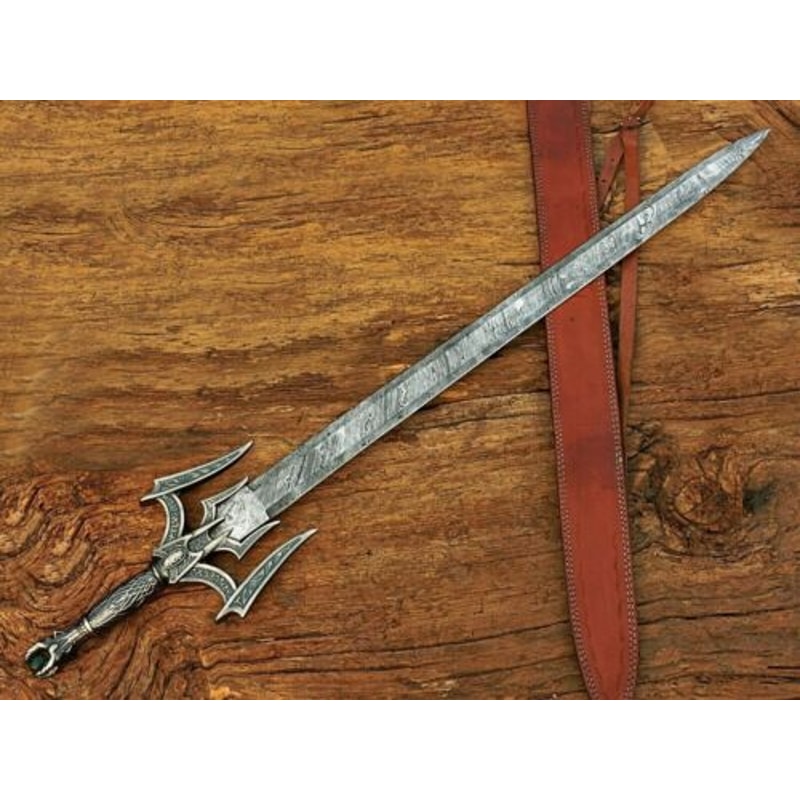 Capture-Mom's-Imagination-Handmade-Damascus-Steel-Barbarian-Light-Sword-w-Jewel-Handle-&-Leather-Sheath-Ideal-Mother's-Day-Gift (2).jpg