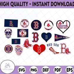 19 files boston red sox svg bundle, boston clipart ,red sox vector,boston cricut, red sox svg ,cut file , mlb svg, mlb s