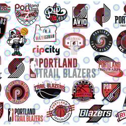 30 files nba portland trail blazers svg,portland svg,trail svg, blazers svg, basketball bundle svg,nba svg, nba svg, bas