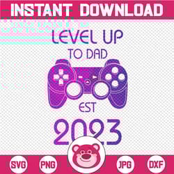 pregnancy announcement leveled up to dad soon to be father leveled up to dad png, gamer dad png, father's day png, first