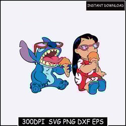 lilo and stitch svg, lilo and stitch bundle svg for cricut, layered files, stitch svg, stitch png, layered svg, cricut