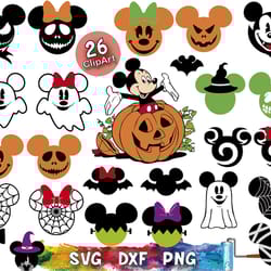 disney halloween svg, halloween mickey svg, disney pumpkin svg, haunted mansion svg