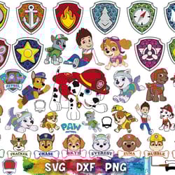 paw patrol svg, chase paw patrol svg, paw patrol party svg png