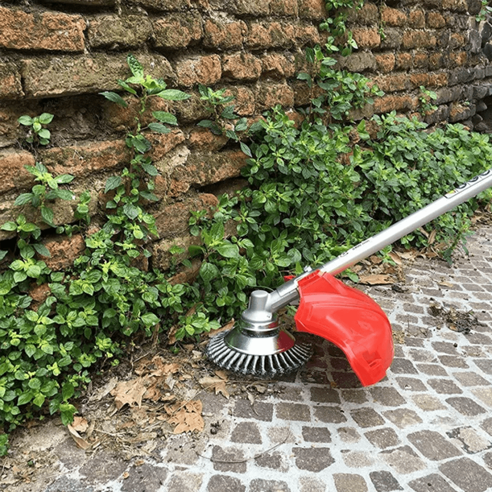 Rust-Resistant Steel Wire Weed Brush For Long-Lasting Garden Maintenance Without Dealing With The Unnecessary Mess