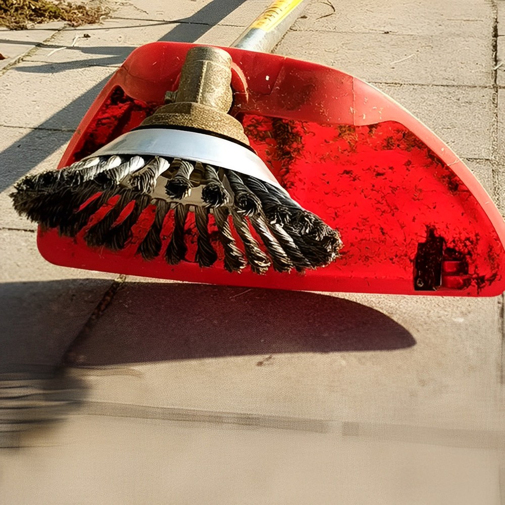 Rust-Resistant Steel Wire Weed Brush For Long-Lasting Garden Maintenance Without Dealing With The Unnecessary Mess 1