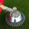Durable Weed Trimmer Head | Easy To Clean And Maintain Steel Wire Weed Brush 1