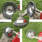 Durable Weed Trimmer Head | Easy To Clean And Maintain Steel Wire Weed Brush 4